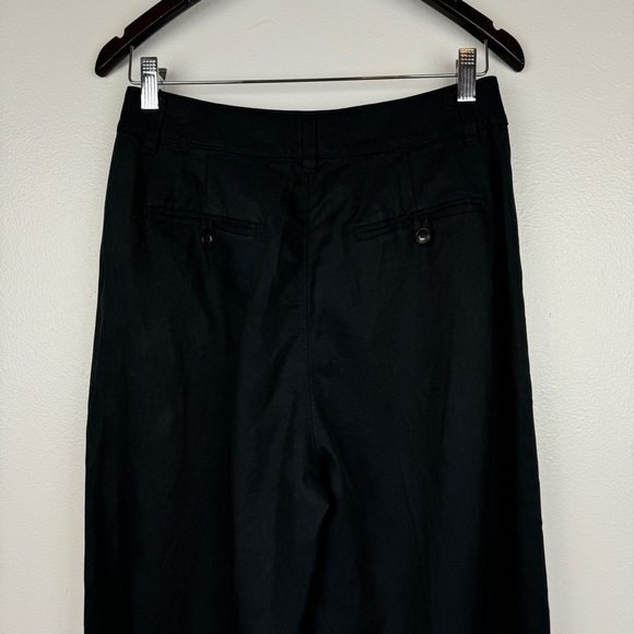 Madewell The Harlow Wide Leg Lightweight Lyocell Blend Pants Black Size 4/S NWT - Picture 7 of 10